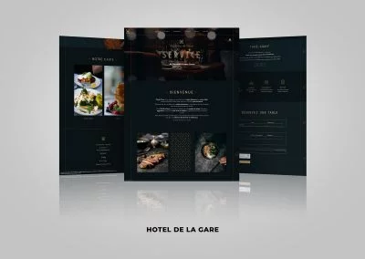 Site web hôtels de la gare