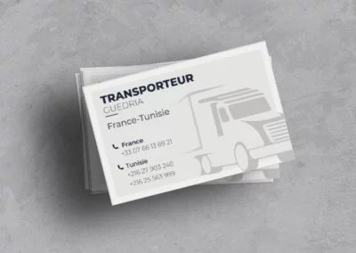 Carte de visite Transporteur