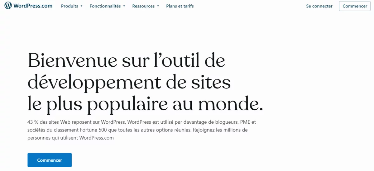 WordPress création site web étape par étape